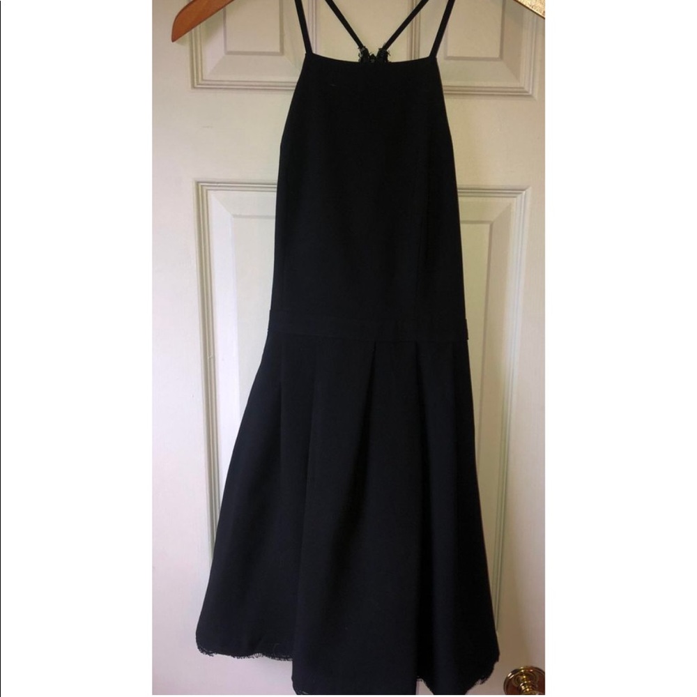 Black Fit and Flare Dress
